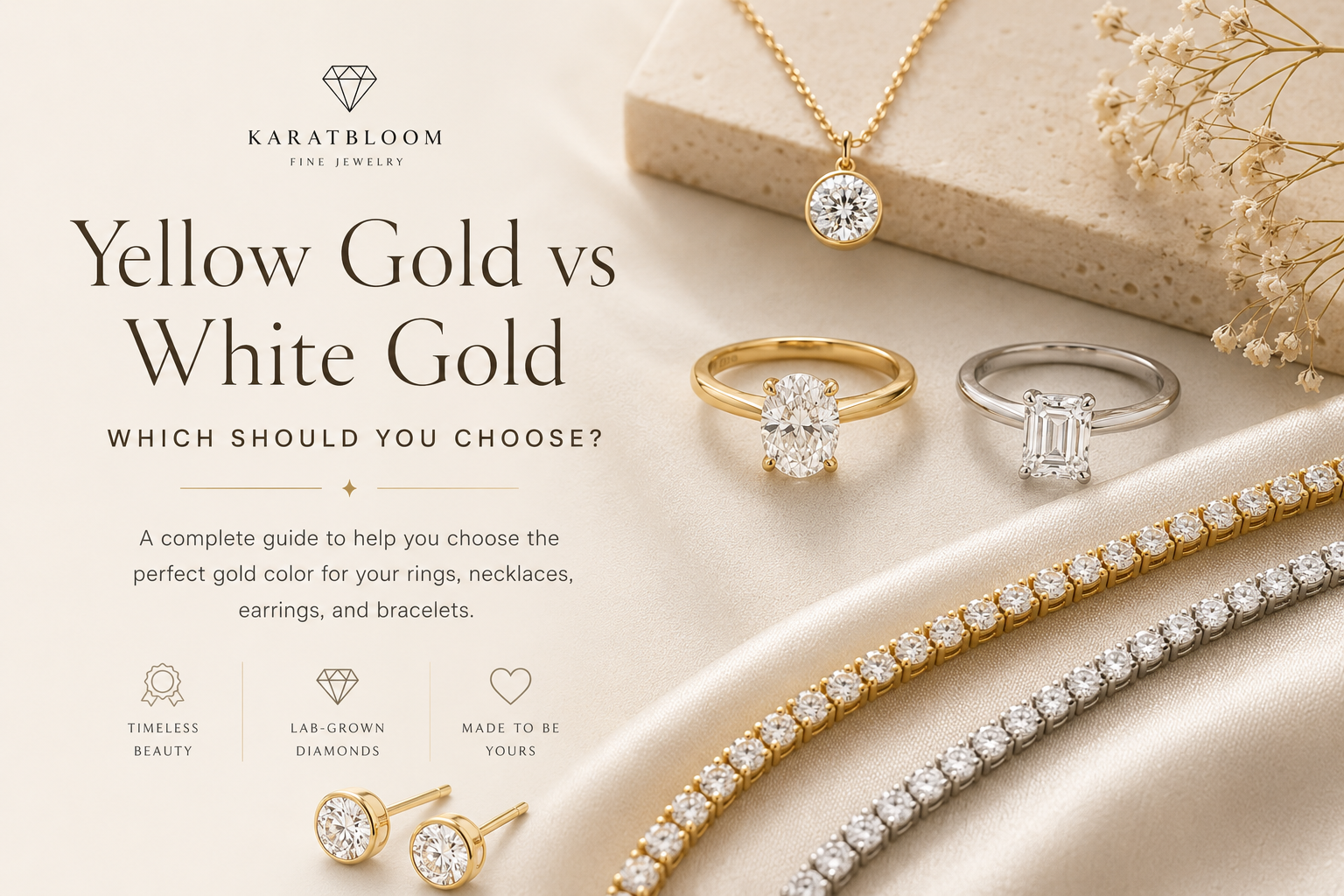 Yellow Gold vs White Gold Jewelry: Which Should You Choose?