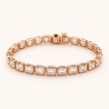 The Bloom Radiance Tennis Bracelet in Rose Gold