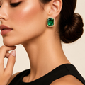 The Emerald Royale Studs — model view