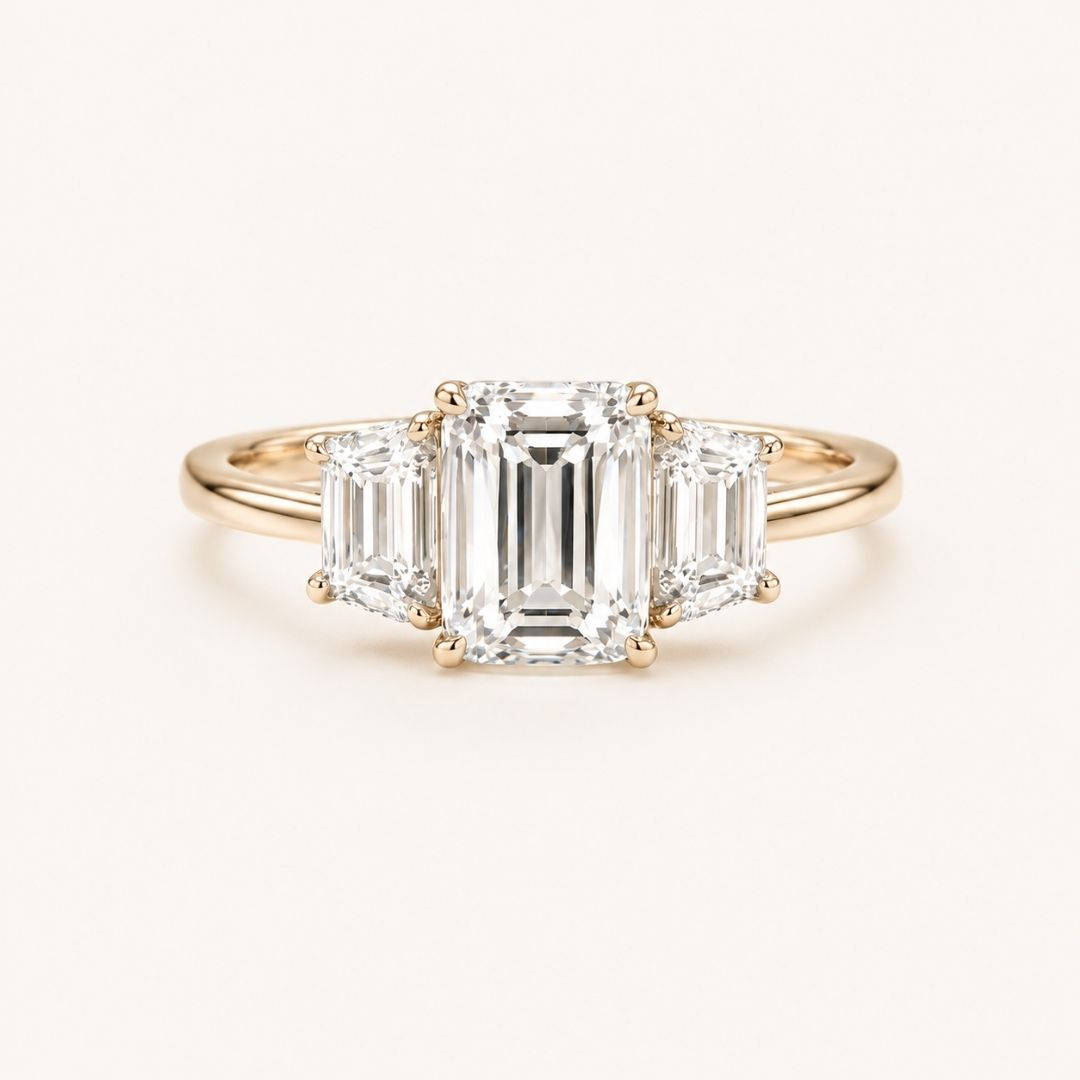 The Eternal Bloom Trilogy Ring in Yellow Gold