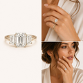 The Eternal Bloom Trilogy Ring — model view