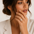 The Eternal Bloom Trilogy Ring — model close-up