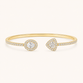 Infinity Duo Bracelet in Yellow Gold