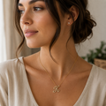Initial Diamond Pendant Necklace