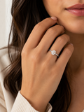 Oval Solitaire Diamond Ring