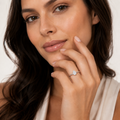 Pear Bezel Solitaire Ring