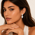 The Pear Duo Drops — model close-up