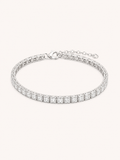 Princess Diamond Tennis Bracelet in White Gold