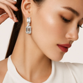 The Prism Royale Earrings — model close-up