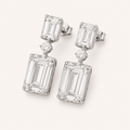 The Prism Royale Earrings in White Gold