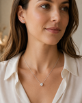 Round Solitaire Diamond Necklace