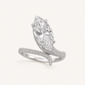 The Starlight Marquise Ring in White Gold