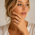 The Blush Marquise Ring — model view