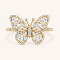 The Butterfly Ring in Yellow Gold