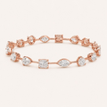 The Elan Bloom Bracelet in Rose Gold