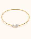The Toi & Moi Collar Necklace in White Gold
